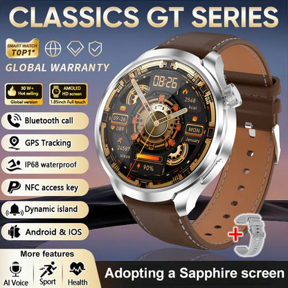 GT5 Pro Smart Watch - AMOLED Screen, NFC, IP68