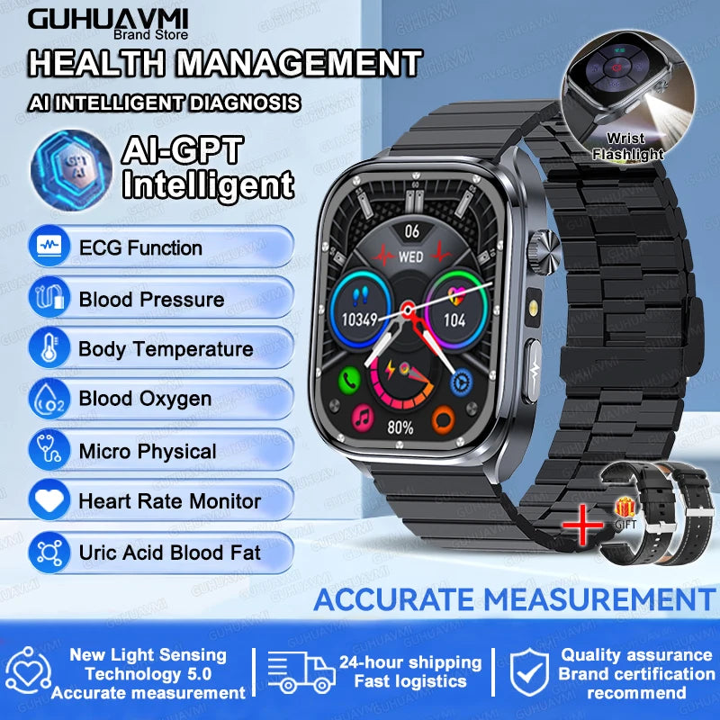 2025 Smartwatch ECG Heart Health Monitor