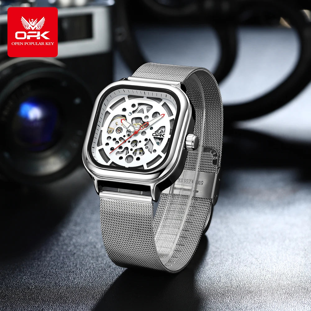 OPK 8173 Men's Luminous Waterproof Mechanical Watch