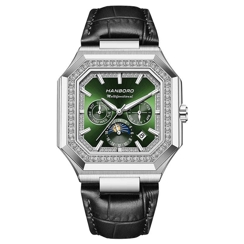HANBORO Automatic Square Men's Fashion Watch