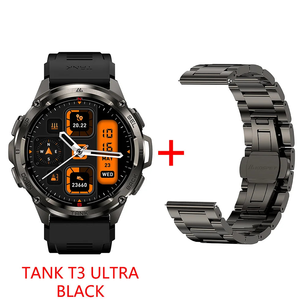 KOSPET TANK T3 Ultra GPS Smartwatch for Men