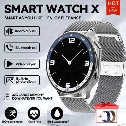 Smartwatch AMOLED 32GB Bluetooth Heart Rate Monitor