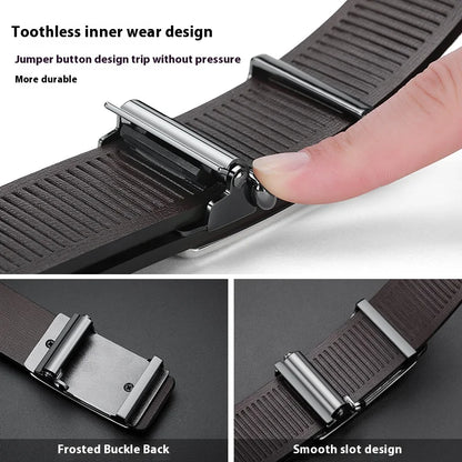 Cintos de couro masculino moda fivela automática cowskin cintos masculinos designer de luxo cinto preto 105-160cm plus size jeans cinto