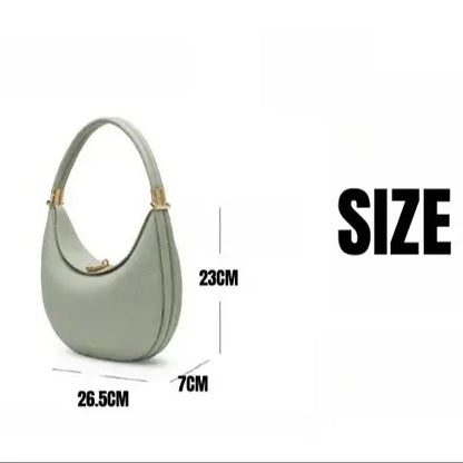 Medium Moon Bend Bag Crescent Bag Shoulder Crossbody Women's Bags Soft Wearable Simple Peplum