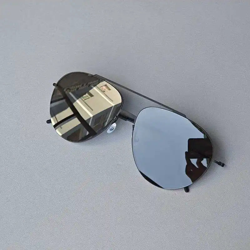 Ultra-Light Titanium Pilot Sunglasses - UV Protection