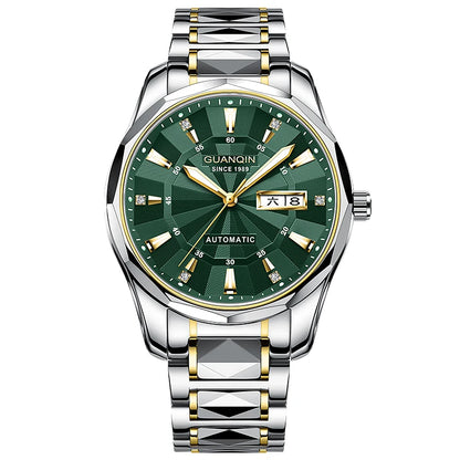 Men's Tungsten Steel Luminous Mechanical Watch