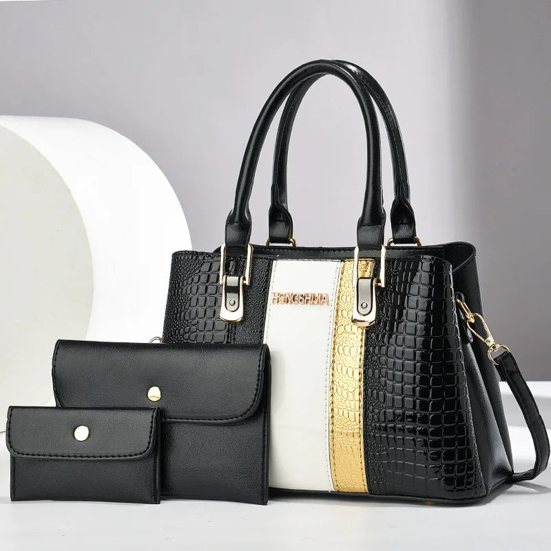 Luxurious 3-Piece Women's Handbag Set - Ultimate Style