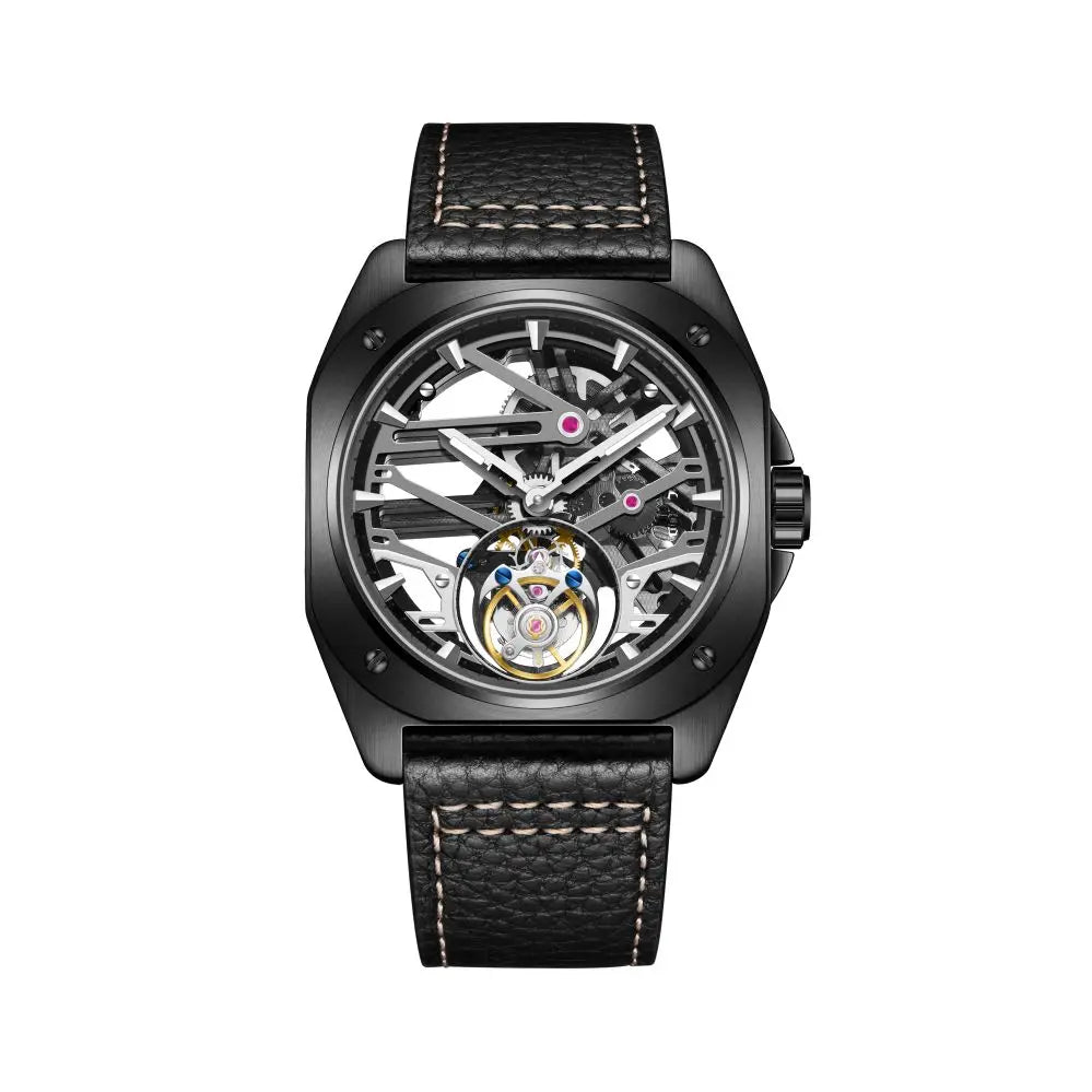 Aesop Luxury Tourbillon Men's Watch - Sapphire Skeleton