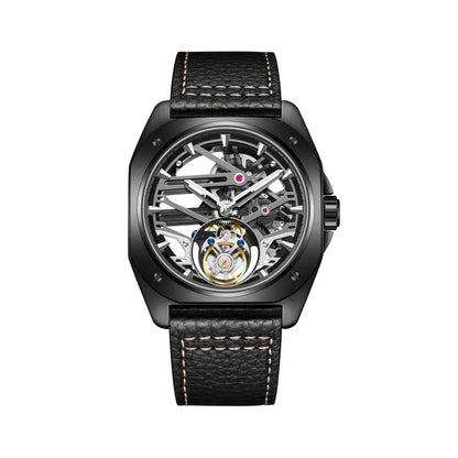 Aesop Luxury Tourbillon Men's Watch - Sapphire Skeleton