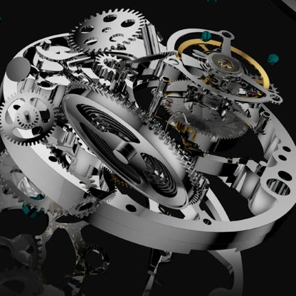 Aesop voando tourbillon esqueleto mecânico movimento relógio para homem safira luxo negócios simplicidade relógios masculino quadrado novo