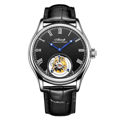 Aesop Luxury Skeleton Tourbillon Watch