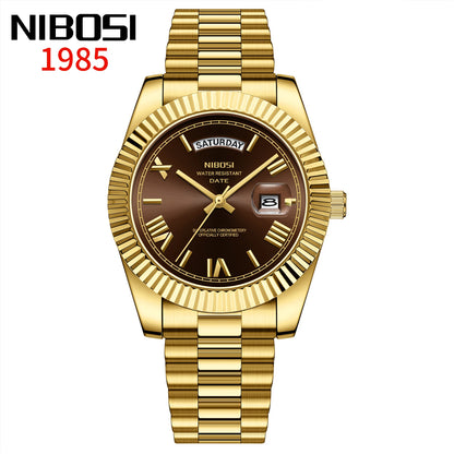 Nibosi Luxury Men's Quartz Watch - Elegant & Durable