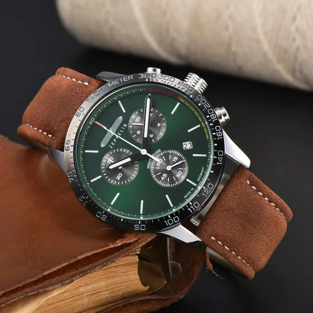 Fashion Zeppelin Airship Men's Retro Business Leisure Men's Watch Fashion Watch 2 Colors