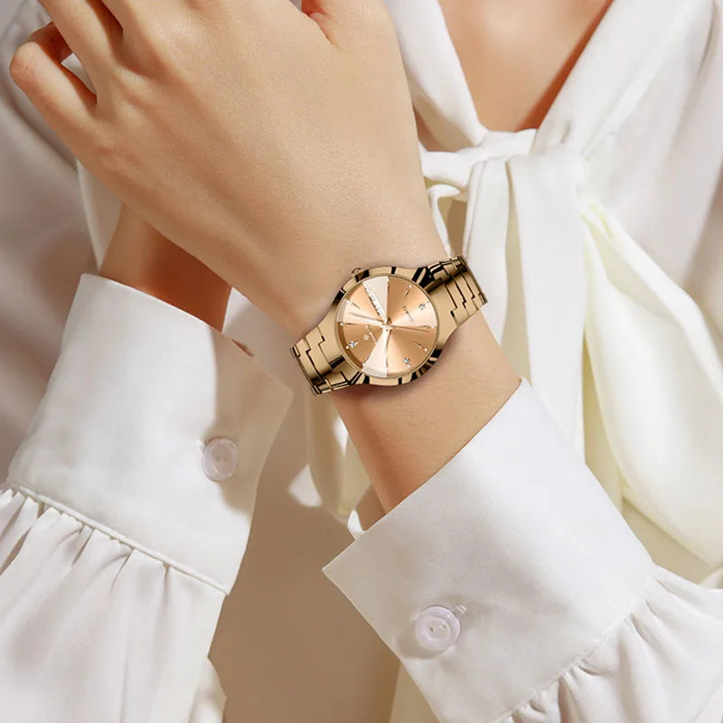 Bangwei moda elegante relógios para mulheres marca superior de luxo à prova dwaterproof água senhoras relógio quartzo simples criativo diamante relógio feminino