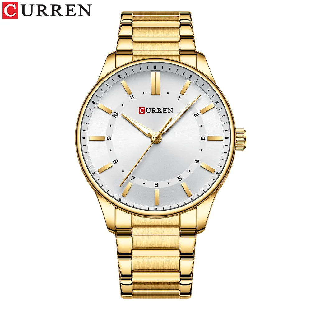 CURREN Men's Luxury Luminous Quartz Watch