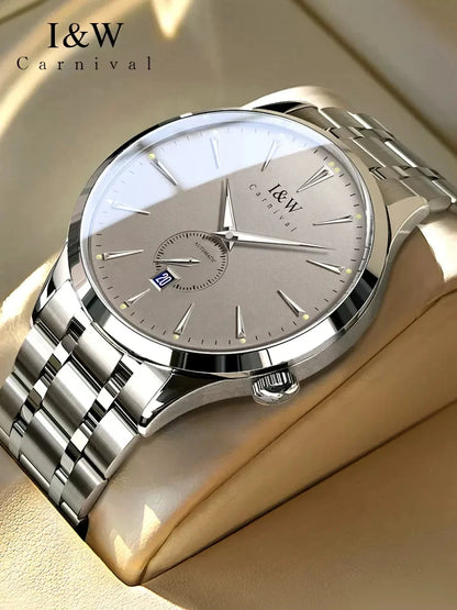 Carnival Luxury Automatic Steel Watch for Men