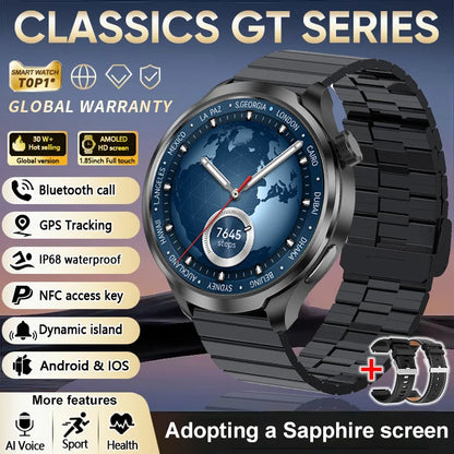 GT5 Pro Smart Watch - AMOLED Screen, NFC, IP68