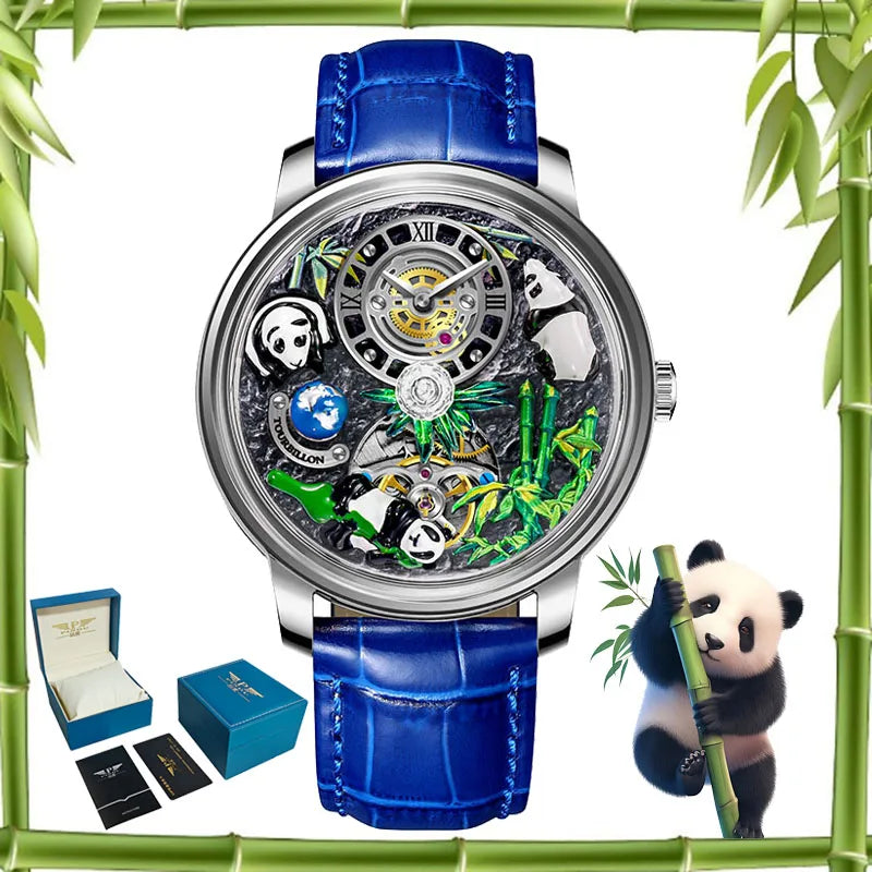 Panda Treasure Symbol Men's Mechanical Watch 45.5mm
