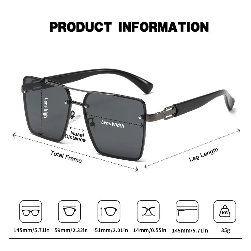 Juncture moda duplo feixe óculos de sol feminino piloto óculos de sol grande quadro gradiente senhora festa presentes do feriado óculos de sol para mulher