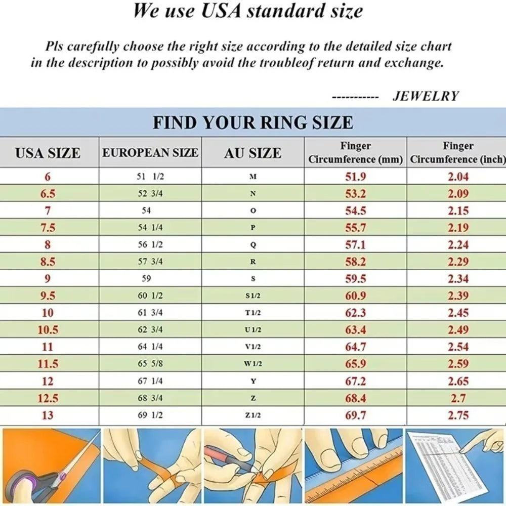 Anel de aço inoxidável de safira da moda, 8mm, feminino, masculino, noivado, casamento, joias, cor dourada, personalidade, anel de aço para presente