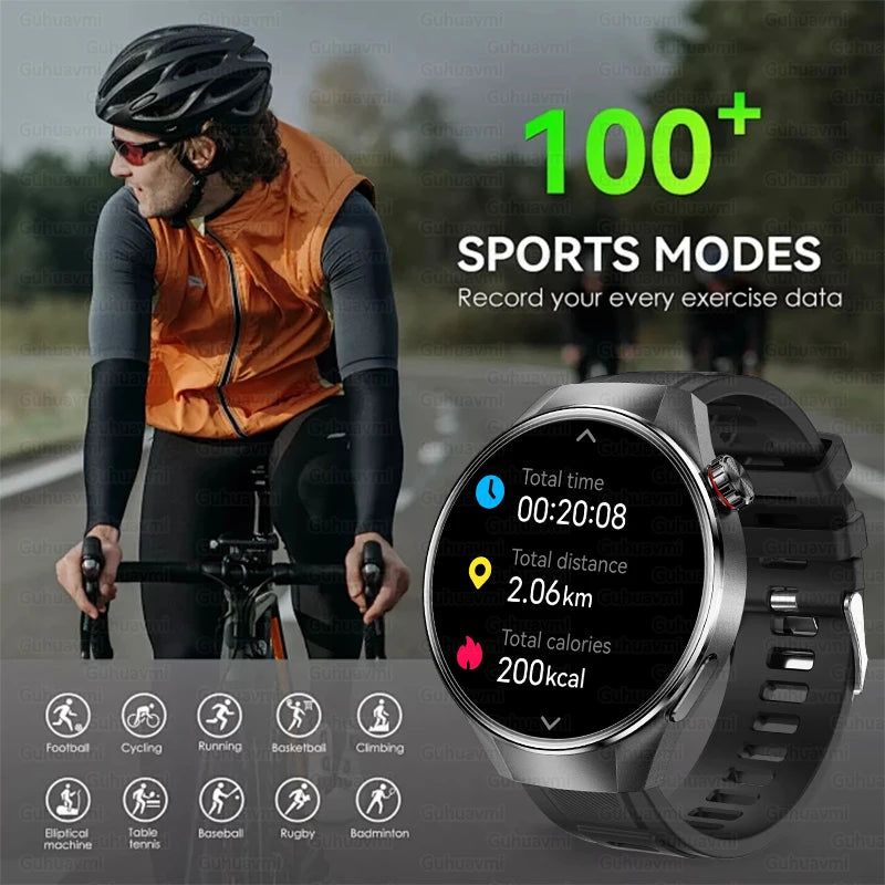 2025 novo relógio g5 plus relógio inteligente masculino 1.75 "tela amoled gps pista bússola freqüência cardíaca bluetooth chamada smartwatch para android ios