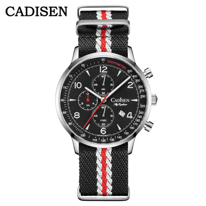 CADISEN Chronograph Men's Quartz Watch - MIYOTA Movement