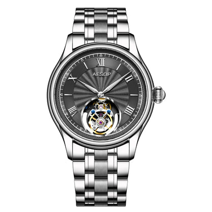 Luxury Aesop Tourbillon Skeleton Watch for Men