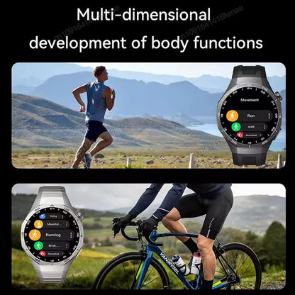Gt5 pro relógio inteligente gps esporte relógio das mulheres dos homens amoled tela de toque bluetooth chamadas telefônicas smartwatch fitness relógio de pulso à prova dwaterproof água