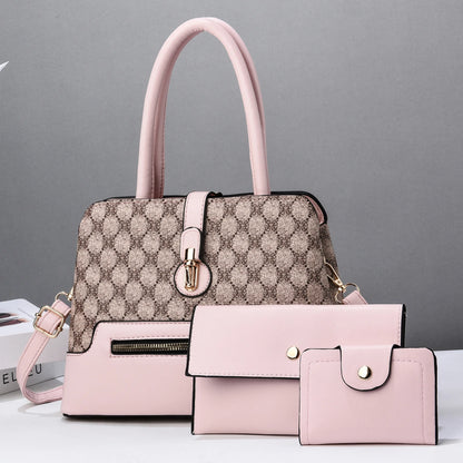 Elegant 3-Piece Women's Tote & Clutch Set