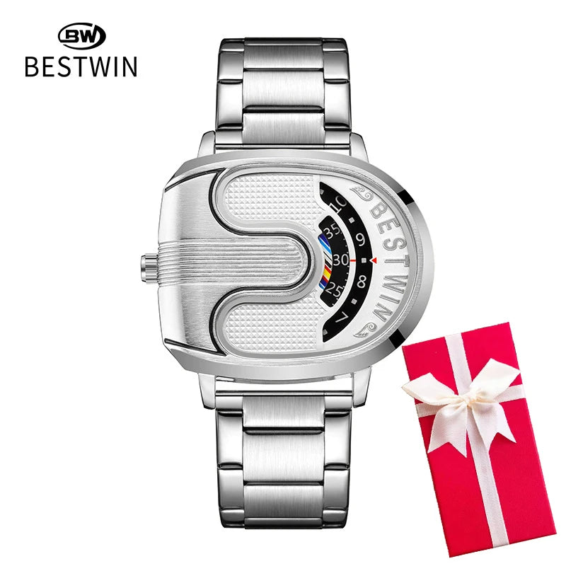 Luxury Men's Gold Quartz Sports Watch