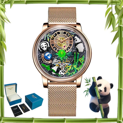 Panda Treasure Symbol Men's Mechanical Watch 45.5mm
