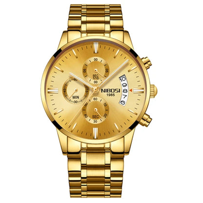 Nibosi Luxury Men's Quartz Watch - Elegant & Durable