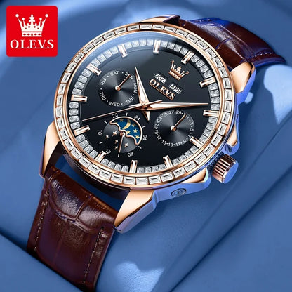 OLEVS 6695 Luxury Men's Multifunctional Watch
