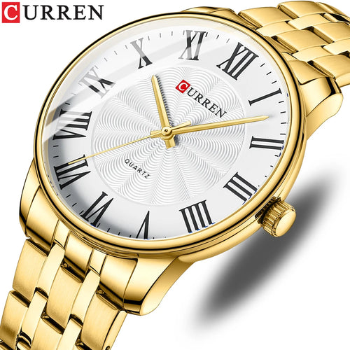 CURREN New Minimalist Men's Fashion Ultra-Thin Watch Simple Men's Retro Business Waterproof Quartz Watch Relogio Masculino
