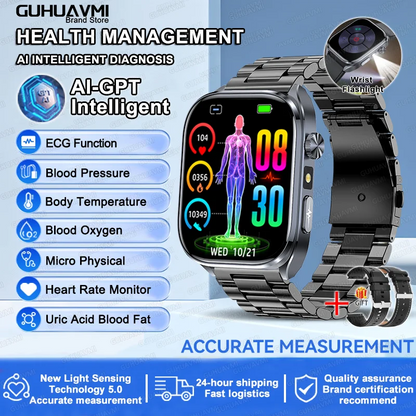 2025 Smartwatch ECG Heart Health Monitor