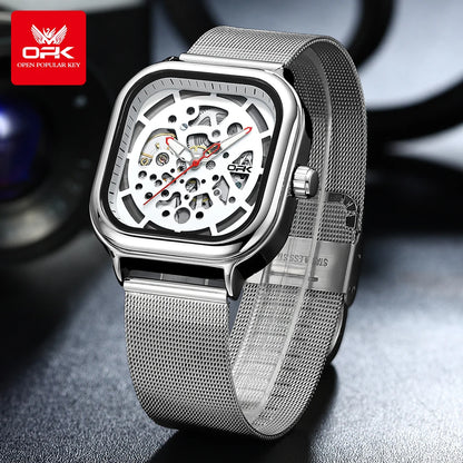 OPK 8173 Watches For Men Casual Simple Original Automatic Mechanical Watch for Man Waterproof Luminous High Quality Wristwatch