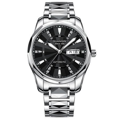 Men's Tungsten Steel Luminous Mechanical Watch