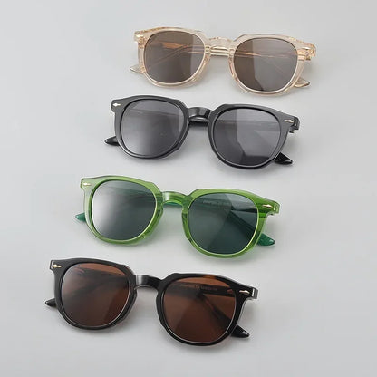 Óculos de sol de designer de marca artesanal de acetato de viagem oval óculos de armação grande JMMPD03 moda masculina e feminina proteção solar UV