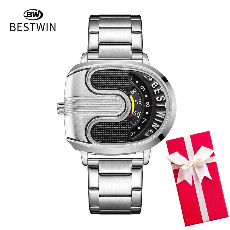 Luxury Men's Gold Quartz Sports Watch