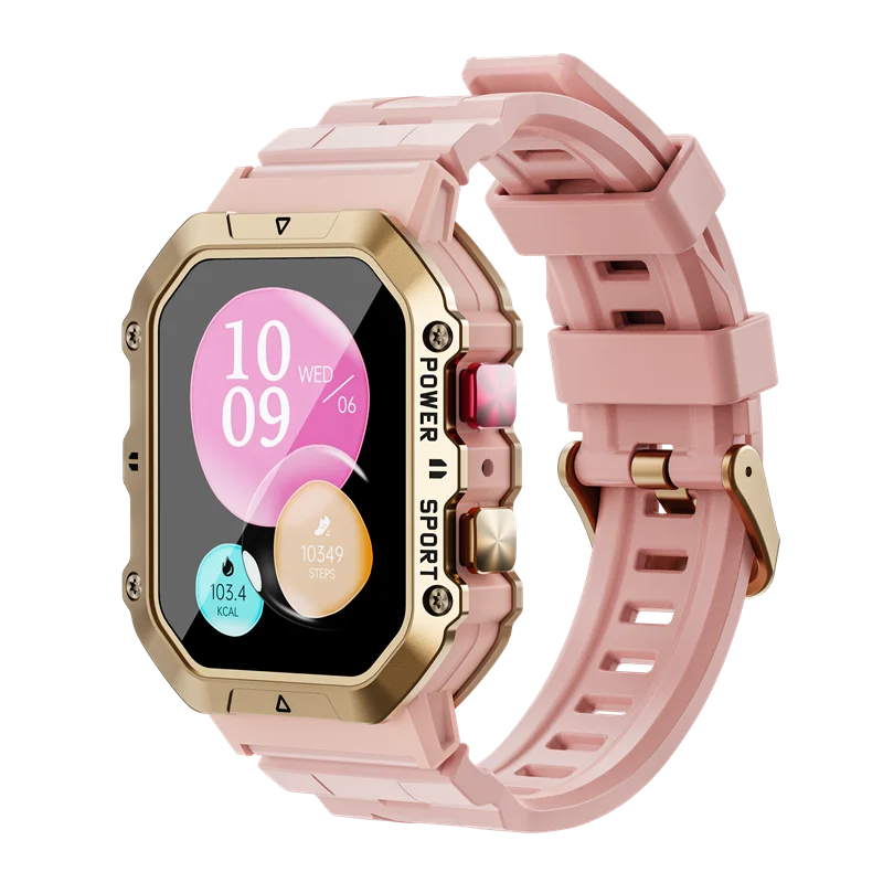 1.65" AMOLED Smartwatch - 100+ Sports Modes & Bluetooth Calls