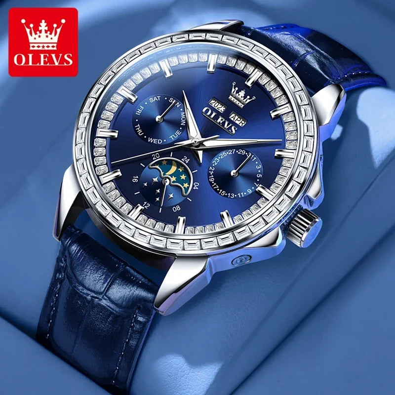 OLEVS 6695 Luxury Men's Multifunctional Watch