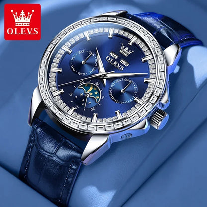 OLEVS 6695 Luxury Men's Multifunctional Watch