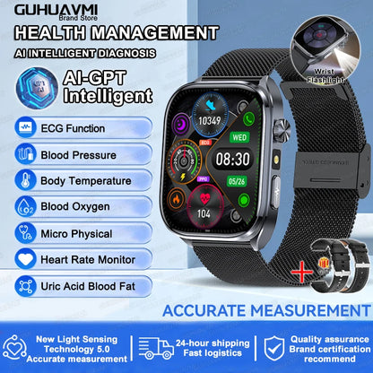 2025 Smartwatch ECG Heart Health Monitor