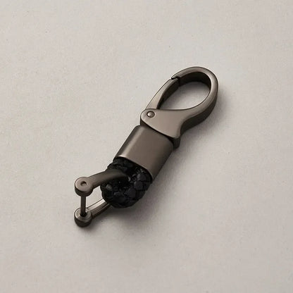 Custom Leather Logo Keychain with Laser Engraving