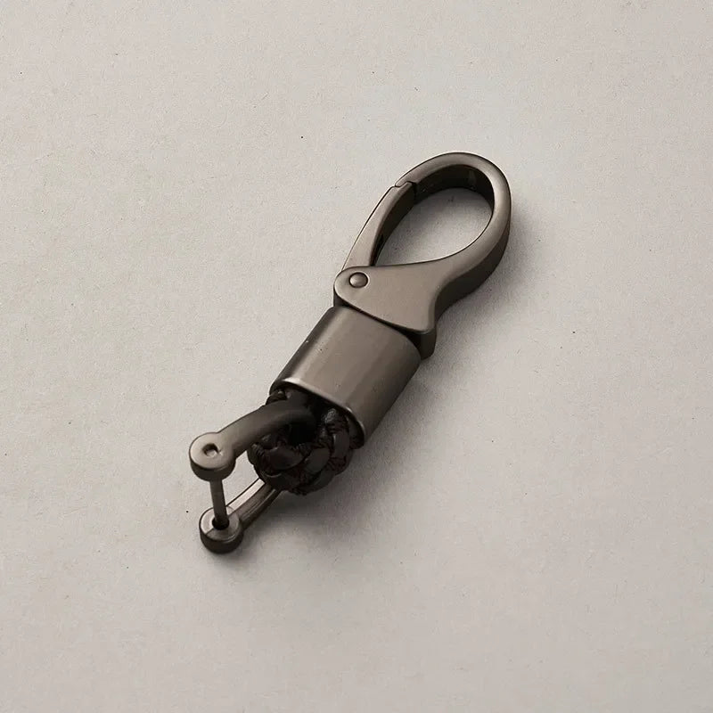 Custom Leather Logo Keychain with Laser Engraving