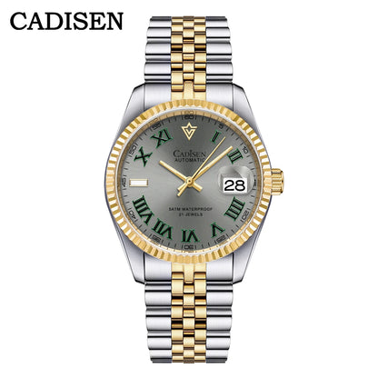 CADISEN 38MM Luxury Automatic Mechanical Watch