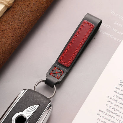 Criativo universal carro chaveiro de couro moda masculina feminino presentes chaveiro acessórios automóveis para bmw audi benz vw tesla honda