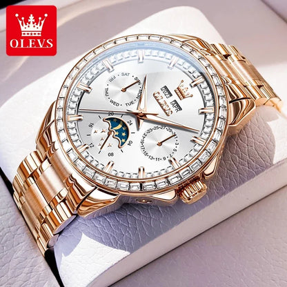 OLEVS 6695 Luxury Men's Multifunctional Watch