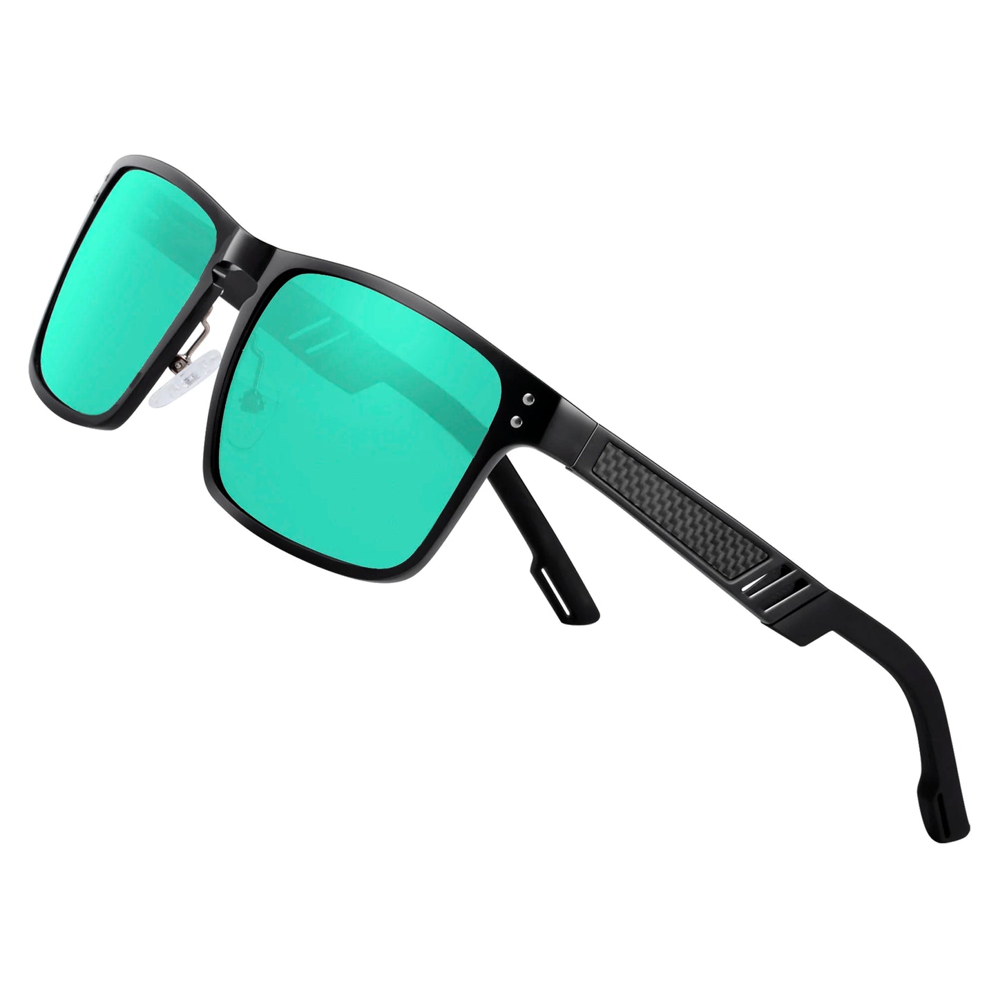 BARCUR Aluminium Magnesium Sunglasses Square Men Sunglasses Polarized Male Sun glasses Women  Sport Eyewear Oculos de sol