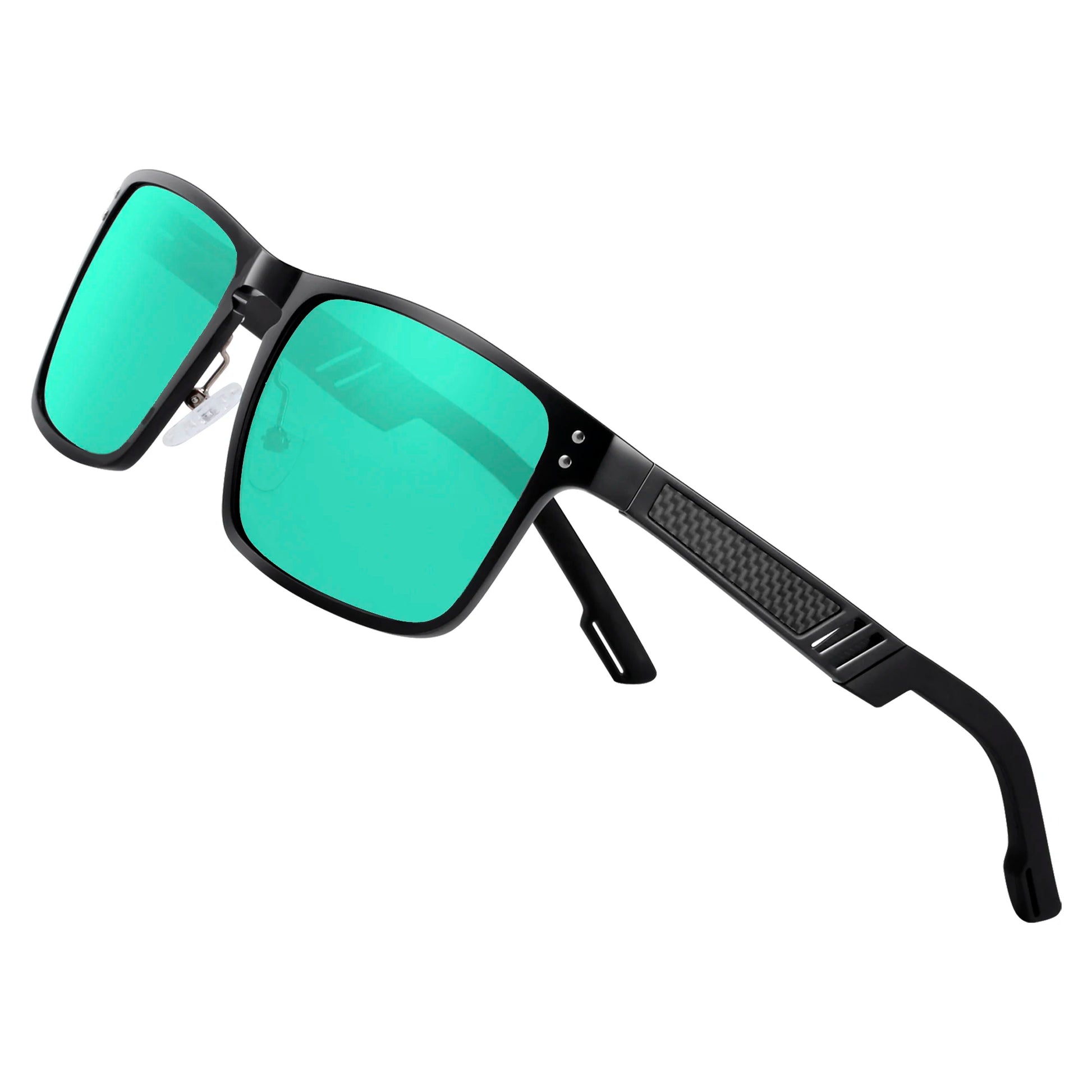 BARCUR Aluminium Magnesium Sunglasses Square Men Sunglasses Polarized Male Sun glasses Women  Sport Eyewear Oculos de sol